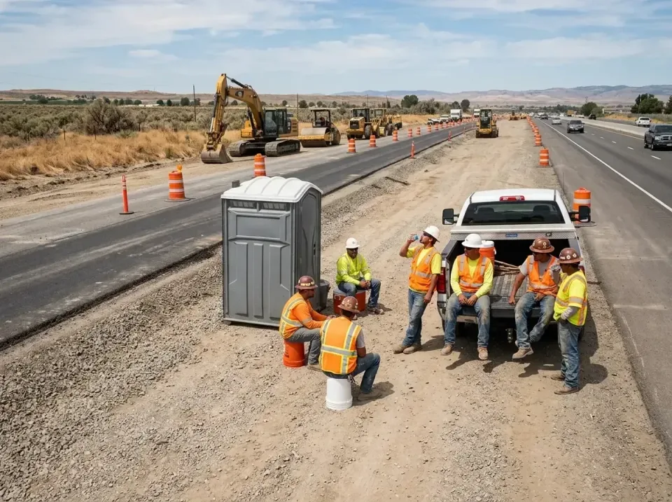 highway-road-construction-crew-007 — frequently asked questions, Porta Potty and Restroom Rentals in Lena, IL